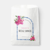 マンマミアフローラブルータイルブライダルシャワー フェイバーバッグ (正面)