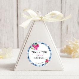 マンマミアフローラ地中海のイタリアンベビーシャワー ラウンドシール