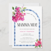 マンマミアフローラ地中海のイタリアンベビーシャワー 招待状 (正面)