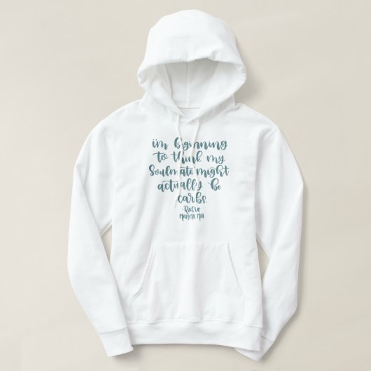 マンマミア引用文 パーカ (デザイン正面)