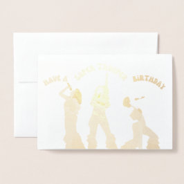 マンマミア誕生日カード！ 箔カード