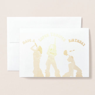 マンマミア誕生日カード！ 箔カード