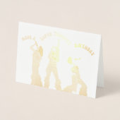 マンマミア誕生日カード！ 箔カード (正面)