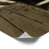 マンマ素晴らしワイン樽ポスター！ ポスター (角)