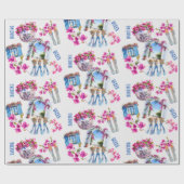 マンマ・ミア ディスコボール メディテレーニア ギフト ラッピングペーパー (フラット)