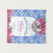 マンマ・ミア ディスコ ブライド ウェルカム サイン タペストリー (正面(横))