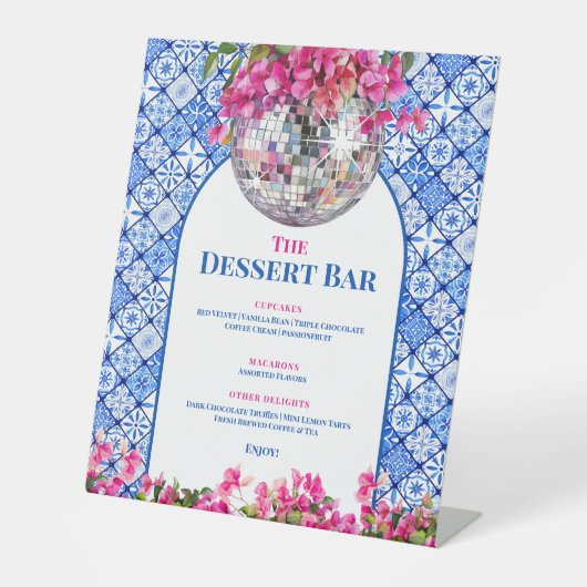 マンマ ミア デザート バー 台座サイン (正面)