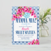 マンマ・ミーア！Sweet 16 バースデー 招待状 (スタンド正面)