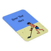 マンメタル検出ビーチ マグネット (右側)