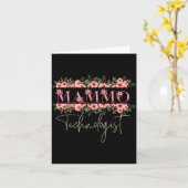 マンモグラフィー技師 乳房撮影技術者 カード (黄色い花)