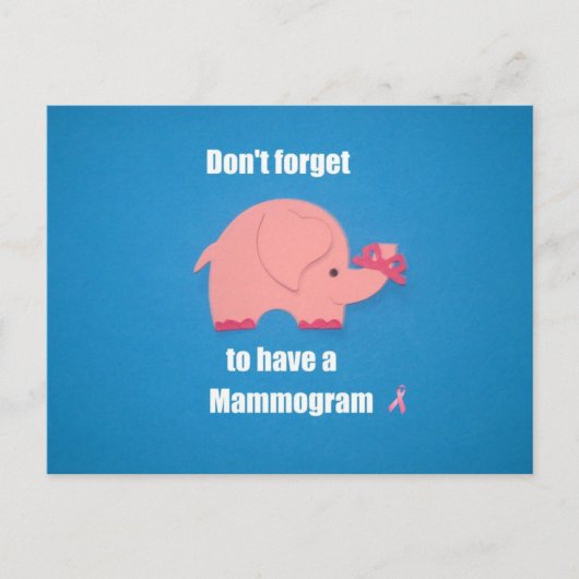 マンモグ忘れラムを持つな。 ポストカード (正面)