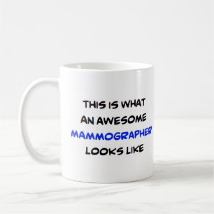 マンモグ素晴らしラフ コーヒーマグカップ