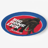 マンモスと大骨の舐め   ペーパープレート (アングル)