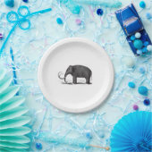 マンモスの有史以前の象 ペーパープレート (パーティー)