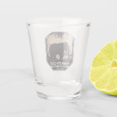 マンモスケーブナショナルパークウーリーマンモスエンブレム ショットグラス (裏面)