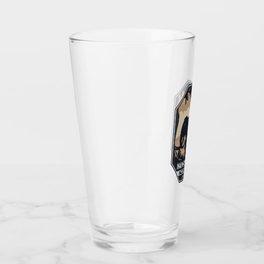 マンモスケーブナショナルパークウーリーマンモスエンブレム タンブラーグラス (右)