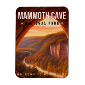 マンモスケーブナショナルパークケンタッキーヴィンテージ マグネット (縦)
