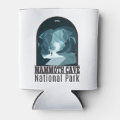 マンモスケーブナショナルパークケンタッキーヴィンテージ 缶クーラー (正面)