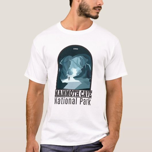 マンモスケーブナショナルパークケンタッキーヴィンテージ Tシャツ (正面)