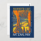 マンモスケーブナショナルパークケンタッキー動揺して ポストカード (正面/裏面)