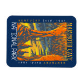 マンモスケーブナショナルパークケンタッキー動揺して マグネット (横)