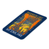 マンモスケーブナショナルパークケンタッキー動揺して マグネット (左側)