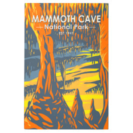 マンモスケーブナショナルパークケンタッキー メタルプリント