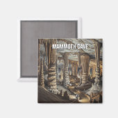 マンモスケーブナショナルパークトラベル マグネット (正面/裏面)