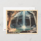 マンモスケーブナショナルパークヴィンテージ ポストカード (正面/裏面)