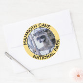 マンモスケーブ国立公園 ラウンドシール (封筒)