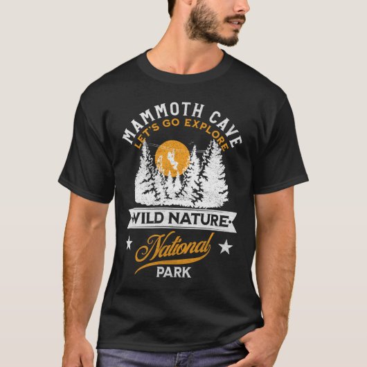 マンモスケーブ国立公園 Tシャツ (正面)