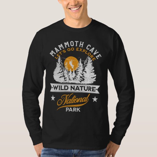マンモスケーブ国立公園 Tシャツ (正面)