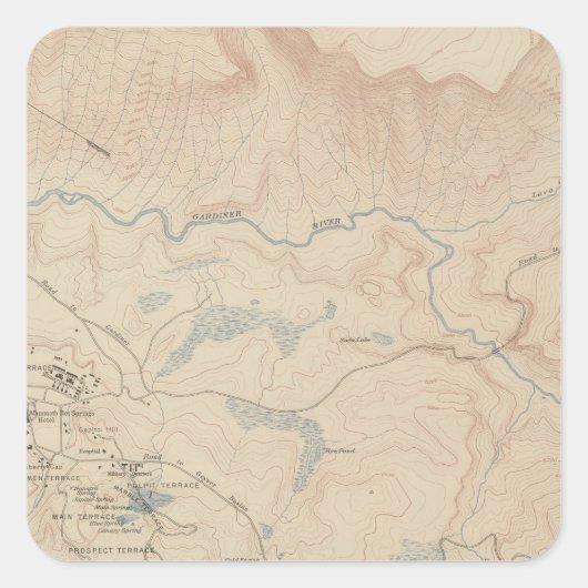 マンモスホット春と周辺2 スクエアシール (正面)