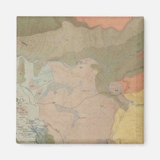 マンモスホット春と周辺 マグネット (正面)