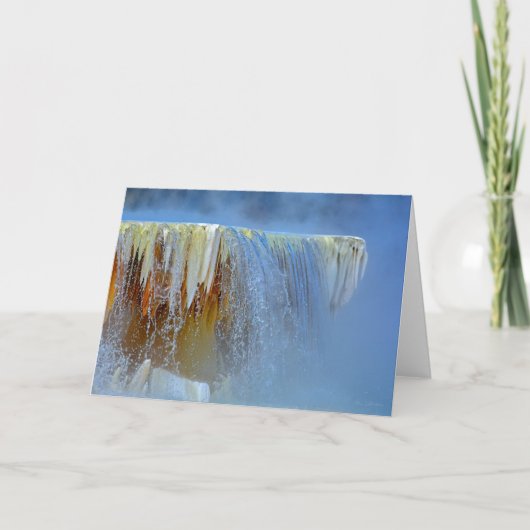 マンモスホット春イエローストーンサンキューカード サンキューカード (正面)