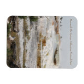 マンモスホット春イエローストーン国立公園 マグネット (横)