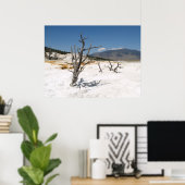 マンモスホット春ズメインテラス ポスター (ホームオフィス)