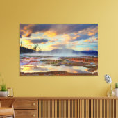 マンモスホット春 キャンバスプリント (インサイチュ (リビング))