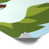 マンモスマウンテンカリフォルニアからスキー ポスター (角)