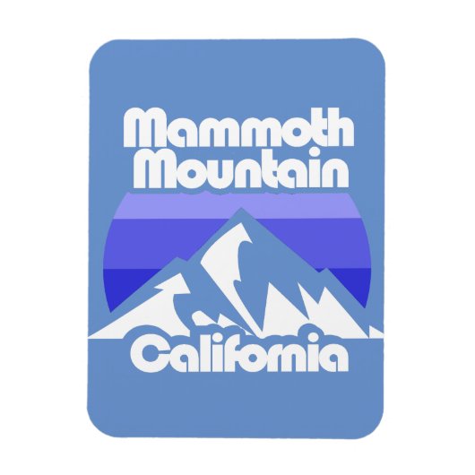 マンモスマウンテンカリフォルニア マグネット (縦)