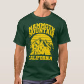マンモスマウンテン，カリフォルニア Tシャツ (正面)