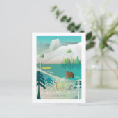 マンモスレイクス、カリフォルニアポストカード ポストカード (スタンド正面)