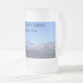 マンモスレイクズミナレットビスタ フロストグラスビールジョッキ (正面右)