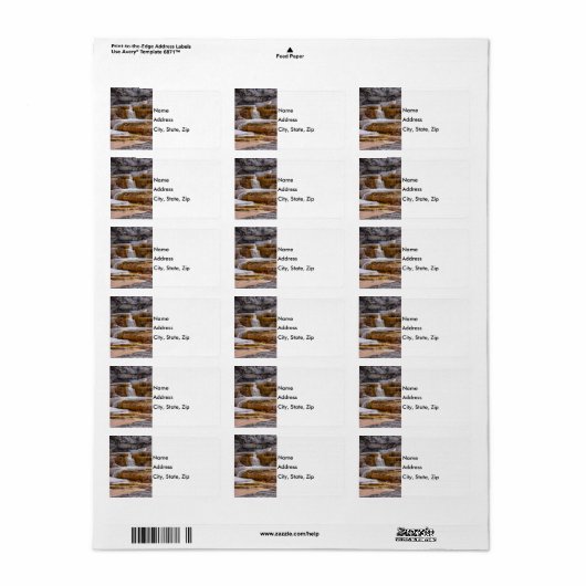 マンモス春滝 ラベル (フルシート)