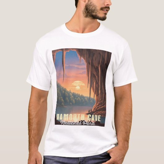 マンモス洞窟国立公園 Tシャツ (正面)