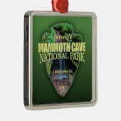 マンモス洞窟(矢印) メタルオーナメント (右)