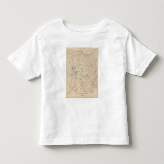 マンモス温泉および近辺2 トドラーTシャツ (正面)