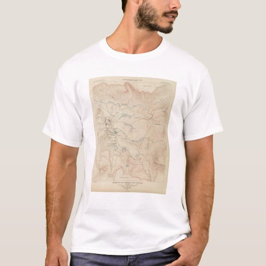 マンモス温泉および近辺2 Tシャツ (正面)