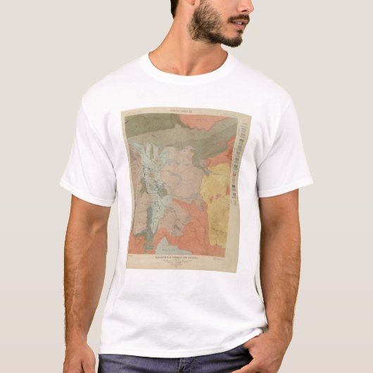 マンモス温泉および近辺 Tシャツ (正面)