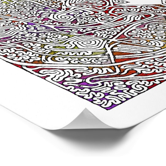 マンモス迷路5 ポスター (角)